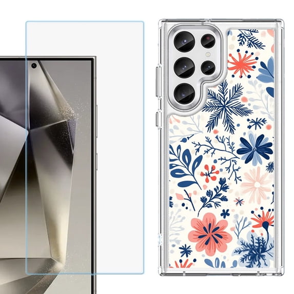 Phone Case for Samsung Galaxy S26 Ultra, with Screen Protector, by OneToughShield - Winter Season