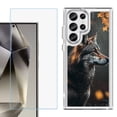 thumbnail image 1 of Phone Case for Samsung Galaxy S26 Ultra, with Screen Protector, by OneToughShield - Wolf Autumn, 1 of 5