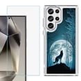 thumbnail image 1 of Phone Case for Samsung Galaxy S26 Ultra, with Screen Protector, by OneToughShield - Wolf Moon, 1 of 5