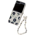 thumbnail image 1 of Phone Case for Samsung Galaxy Z Flip 6,Flowers Pattern Shockproof Anti-Drop Folding Protective Cover,Soft Shell for Women Girls (A), 1 of 13