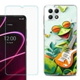 thumbnail image 1 of Phone Case for T-Mobile Revvl 7 5G, Shockproof Case Cover with Tempered Glass Screen Protector, by OneToughShield – Grasshopper, 1 of 1