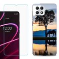 thumbnail image 1 of Phone Case for T-Mobile Revvl 7 5G, Shockproof Case Cover with Tempered Glass Screen Protector, by OneToughShield - Horse Tree, 1 of 1