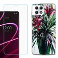 thumbnail image 1 of Phone Case for T-Mobile Revvl 7 5G, Shockproof Case Cover with Tempered Glass Screen Protector, by OneToughShield - Lily, 1 of 1