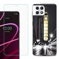 thumbnail image 1 of Phone Case for T-Mobile Revvl 7 5G, Shockproof Case Cover with Tempered Glass Screen Protector, by OneToughShield - London Night, 1 of 1