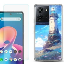 Phone Case for TCL K33 5G, with Screen Protector, by OneToughShield - Beacon Sky