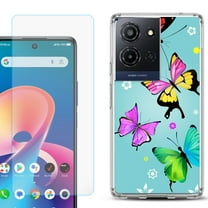 Phone Case for TCL K33 5G, with Screen Protector, by OneToughShield - Butterfly