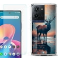 thumbnail image 1 of Phone Case for TCL K33 5G, with Screen Protector, by OneToughShield - Deer Autumn, 1 of 5