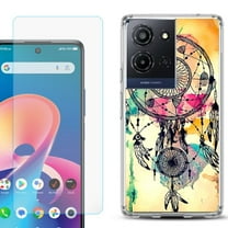 Phone Case for TCL K33 5G, with Screen Protector, by OneToughShield - Dream Catcher Color