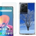 thumbnail image 1 of Phone Case for TCL K33 5G, with Screen Protector, by OneToughShield - Snowing Tree, 1 of 5