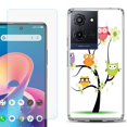 thumbnail image 1 of Phone Case for TCL K33 5G, with Screen Protector, by OneToughShield - Tree Owl, 1 of 5