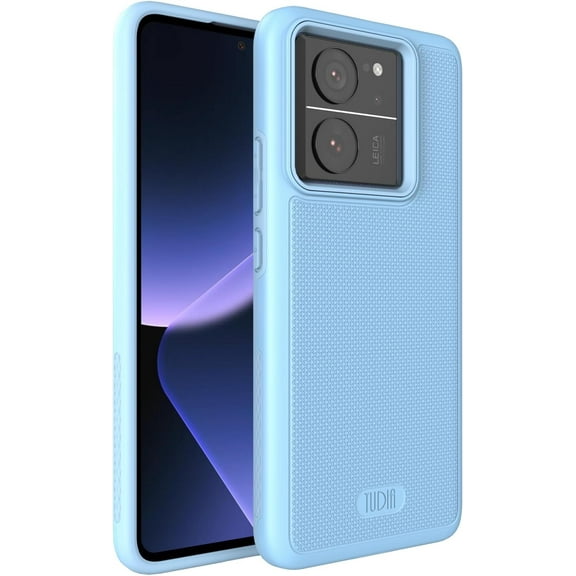 TUDIA MergeGrip Xiaomi 13T Case / Xiaomi 13T Pro Case Heavy Duty Cover - Bay Blue