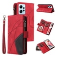 thumbnail image 1 of Phone Case for Xiaomi Redmi Note 12 4G LTE, Zipper Storage Bag 9 Card Slots Shockproof Wallet Cover for Xiaomi Redmi Note 12 4G LTE, 1 of 5