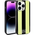 thumbnail image 1 of Phone Case for iPhone 14 Pro Max, Kawaii TPU Back Case Protection Phone Case Cover for iPhone 14 Pro Max 2022 (6.7 Inch), Green Stripe, 1 of 5
