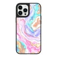 thumbnail image 1 of Phone Case for iPhone 14 and 13 - Marbled Iridescent Glitter, 1 of 7
