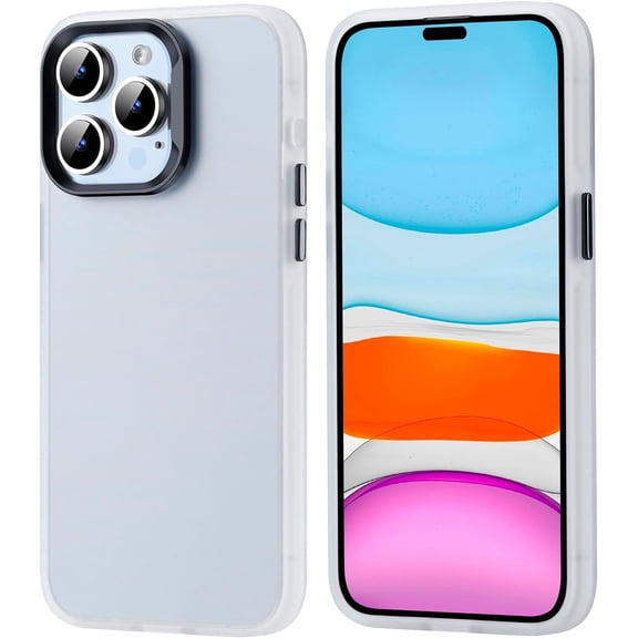 Case for iPhone 15 Pro Max Transparent Slim Not-Yellowing Anti-Scratch Shockproof Phone Case for iPhone 15 Pro Max Case White