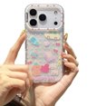thumbnail image 1 of Phone Case for iPhone 17 Pro Max,Anti-drop,Scratch-resistant,Cute TPU Clear Phone Cover with Cartoon Pattern for Women Gift, 1 of 8