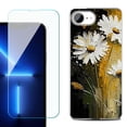 thumbnail image 1 of Phone Case for iPhone 17e, with Screen Protector, by OneToughShield - Abstract Daisy, 1 of 5
