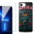 thumbnail image 1 of Phone Case for iPhone 17e, with Screen Protector, by OneToughShield - Abstract Menu, 1 of 5