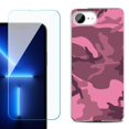 thumbnail image 1 of Phone Case for iPhone 17e, with Screen Protector, by OneToughShield - Camo Pink, 1 of 5