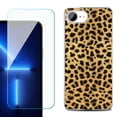 thumbnail image 1 of Phone Case for iPhone 17e, with Screen Protector, by OneToughShield - Cheetah Gold/Black, 1 of 5