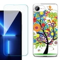 thumbnail image 1 of Phone Case for iPhone 17e, with Screen Protector, by OneToughShield - Colorful Tree, 1 of 5
