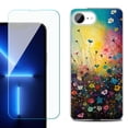 thumbnail image 1 of Phone Case for iPhone 17e, with Screen Protector, by OneToughShield - Flower Field, 1 of 5