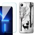 thumbnail image 1 of Phone Case for iPhone 17e, with Screen Protector, by OneToughShield - Forest Deer, 1 of 5