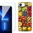 thumbnail image 1 of Phone Case for iPhone 17e, with Screen Protector, by OneToughShield - Fruit Box, 1 of 5