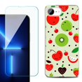 thumbnail image 1 of Phone Case for iPhone 17e, with Screen Protector, by OneToughShield - Fruit Mix, 1 of 5