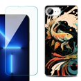 thumbnail image 1 of Phone Case for iPhone 17e, with Screen Protector, by OneToughShield - Koi Fish, 1 of 5