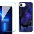 thumbnail image 1 of Phone Case for iPhone 17e, with Screen Protector, by OneToughShield - Midnight Forest, 1 of 5