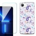 thumbnail image 1 of Phone Case for iPhone 17e, with Screen Protector, by OneToughShield - Paisley Purple, 1 of 5