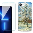 thumbnail image 1 of Phone Case for iPhone 17e, with Screen Protector, by OneToughShield - Peach Tree Blossom, 1 of 5