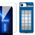 thumbnail image 1 of Phone Case for iPhone 17e, with Screen Protector, by OneToughShield - Phone Booth Blue, 1 of 5