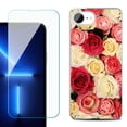 thumbnail image 1 of Phone Case for iPhone 17e, with Screen Protector, by OneToughShield - Rose Bouquet, 1 of 5