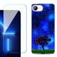 thumbnail image 1 of Phone Case for iPhone 17e, with Screen Protector, by OneToughShield - Star Trails Tree, 1 of 5