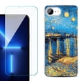thumbnail image 1 of Phone Case for iPhone 17e, with Screen Protector, by OneToughShield - Starry Night Rhone, 1 of 5