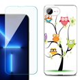 thumbnail image 1 of Phone Case for iPhone 17e, with Screen Protector, by OneToughShield - Tree Owl, 1 of 5
