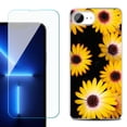 thumbnail image 1 of Phone Case for iPhone 17e, with Screen Protector, by OneToughShield - Yellow Flower, 1 of 5
