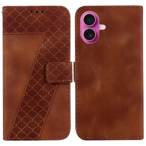 Phone Case for iphone 17 Card Slot Function Flip Folio Cover Pu Leather Embossed Pattern Wallet