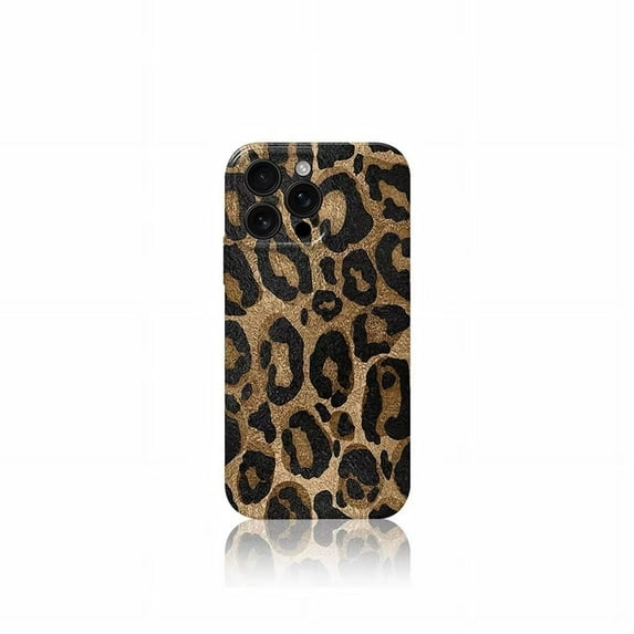 Phone Case for iPhone 11 Pro, Brown Cheetah Print Leopard Phone Case, Retro Trendy Luxury Shockproof Bumper Protective, Full Camera Lens Anti-Drop Cover for Women Girls, for Gift, Brown