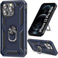 thumbnail image 1 of Phone Case for iPhone 12 Pro Max Case for Men iPhone 12 Pro Max Blue Phone Case,with Magnetic Ring Stand,with Ring Holder,for iPhone 12 Pro Max 6.7" - Blue, 1 of 12