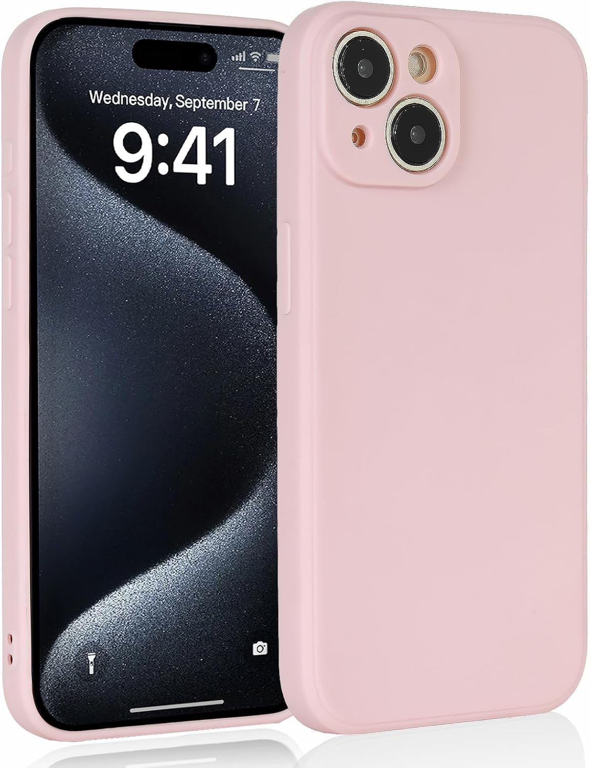 Phone Case for iPhone 13 Pro 6.1 inches, Frosted TPU Solid Color Square