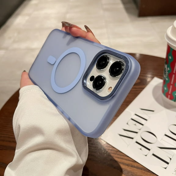 Phone Case for iPhone 13 Pro Clear Compatible with MagSafe Case, Drop Protective & Transparent Anti-Scratch Lightweight Silicone Case Cover Shock Absorption for iPhone 13 Pro, Blue