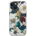 thumbnail image 1 of Phone Case for iPhone 13 Pro Max / 12 Pro Max | 10ft Drop Tested | White Flower with Gold Foil | Delilah It's a high-quality PC plastic protective case, 1 of 4