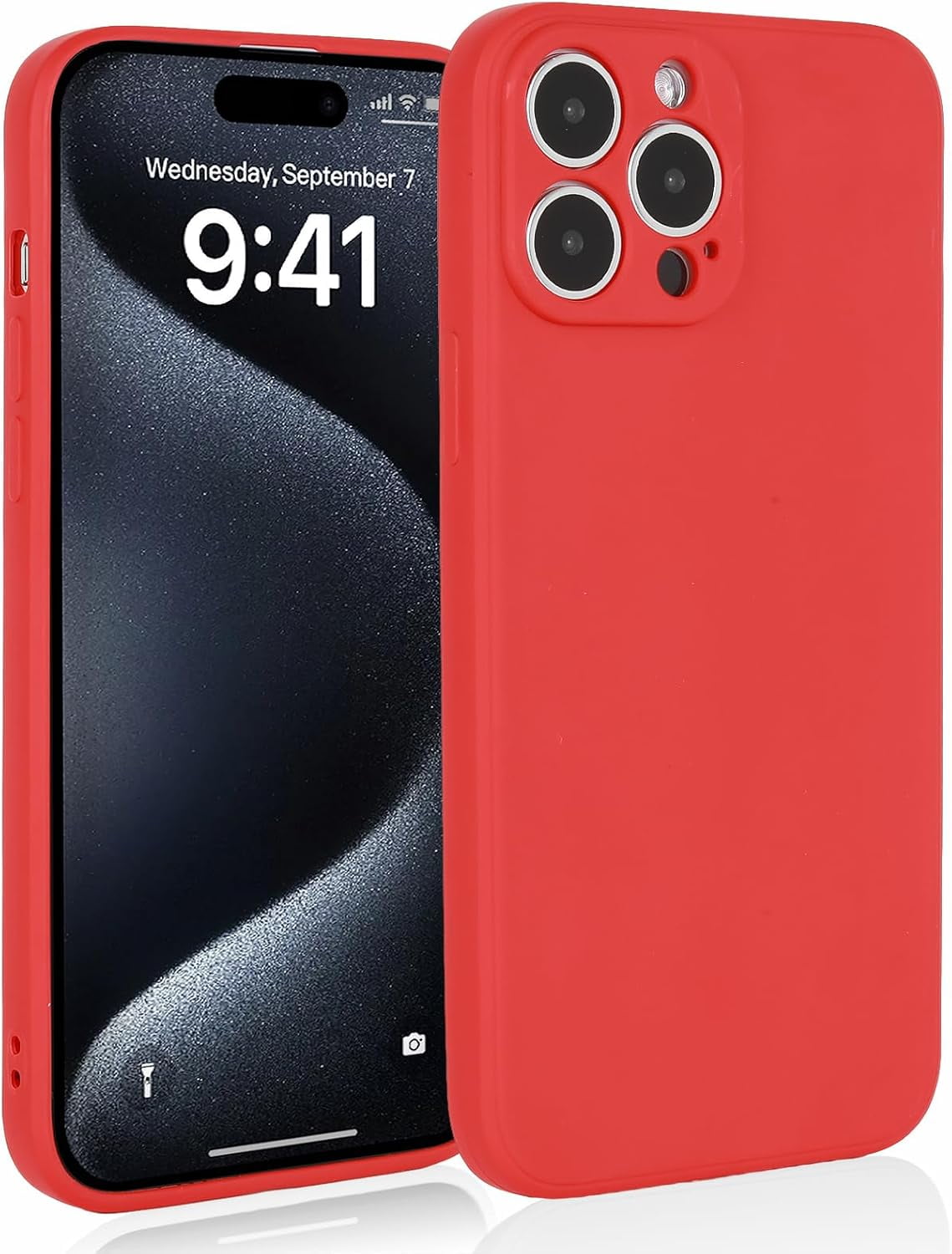 Phone Case for iPhone 13 Pro Max 6.7 inches, Frosted TPU Solid Color