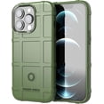 thumbnail image 1 of Phone Case for iPhone 13 Pro (Not fit iPhone 13), Rugged Shield Slim Case with Military Grade Shockproof,Drop-Tested and Camera Lens Protection Cover for iPhone 13 Pro (6.1) HD Green, 1 of 8
