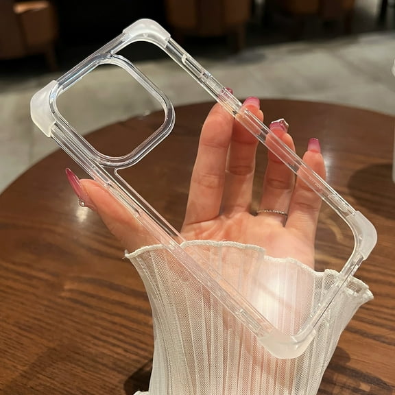 Phone Case for iPhone 14 Clear Soft Case Slim Crystal Shockproof Transparent Case [Anti Yellowing][Drop Protection], Precise Camera Lens Cutouts iPhone 14 Cover, Clear