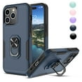 thumbnail image 1 of Phone Case for iPhone 15,15 Pro,15 Plus,15 Pro Max Case,Heavy Duty Shockproof Full Body Phone Cover Built in 360°Rotatable Ring Holder Magnetic Kickstand for Apple iPhone 15 6.1", 2023 Blue, 1 of 7