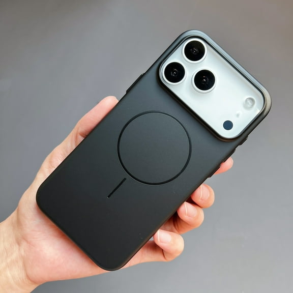 Phone Case for iPhone Air, Luxury Hard PC Glossy Ultra Slim Shockproof Drop Protective Lightweight Anti-Scratch Anti-Slip Thin Fit Stylish Back Case for iPhone Air, Black